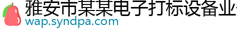 雅安市某某电子打标设备业务部